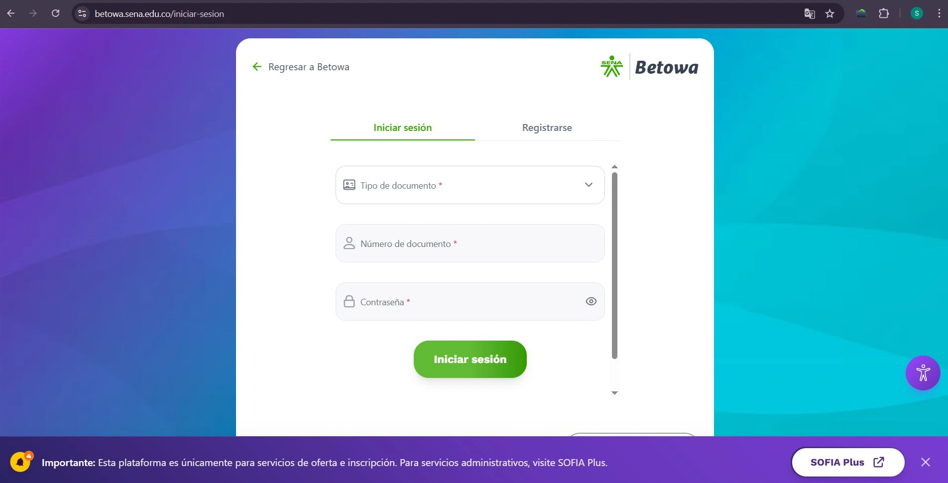 Sena betowa Ingresar